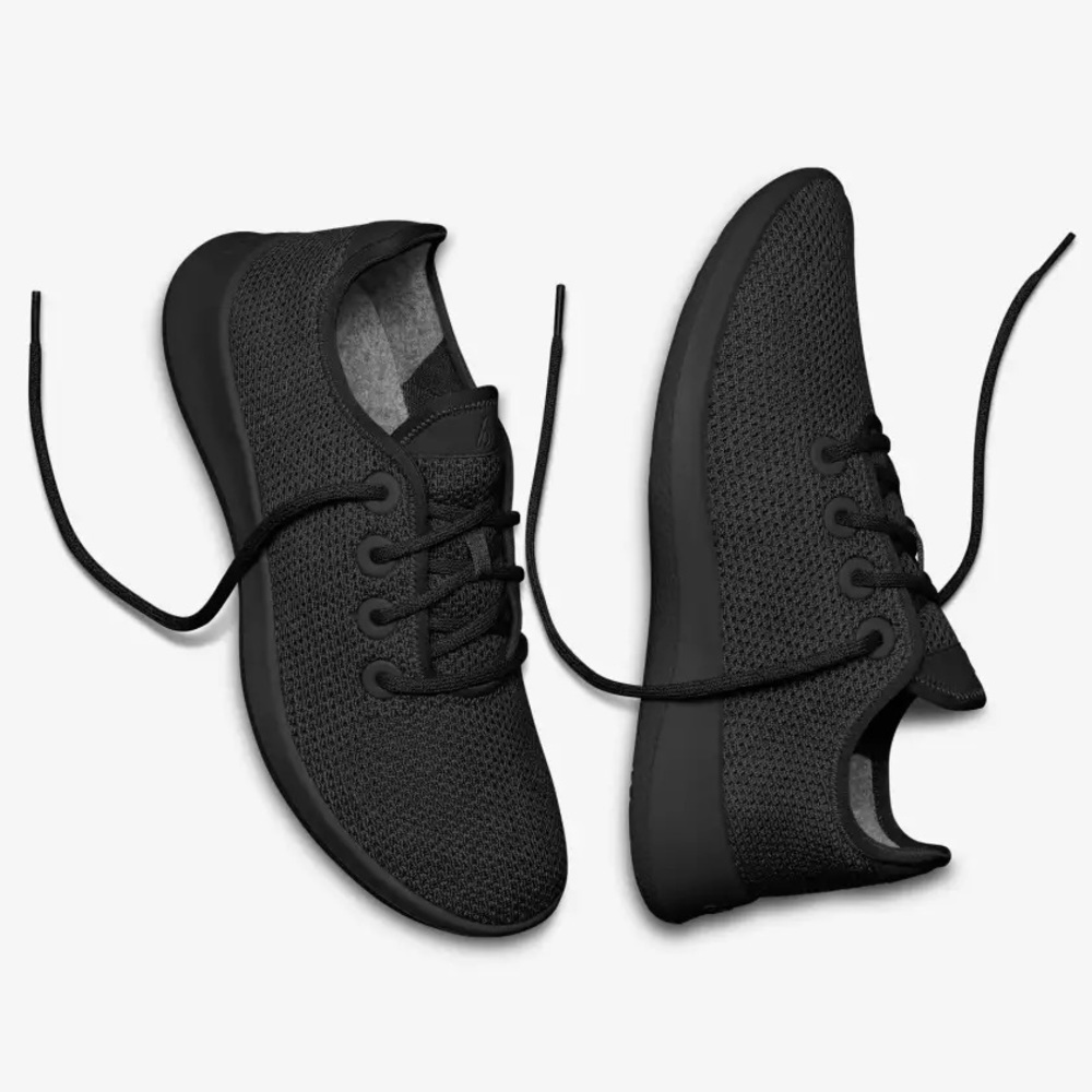 Allbirds tree huggers black charcoal sneakers